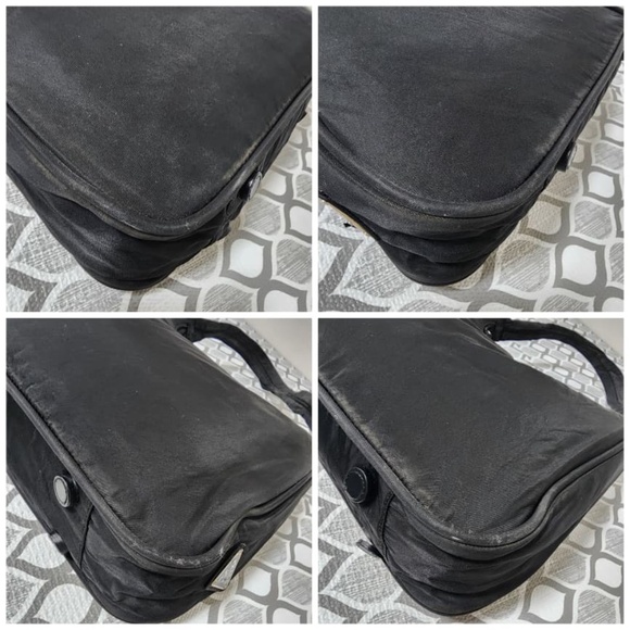 Authentic Prada Triangle Nylon Shoulder Bag Black - Picture 10 of 12